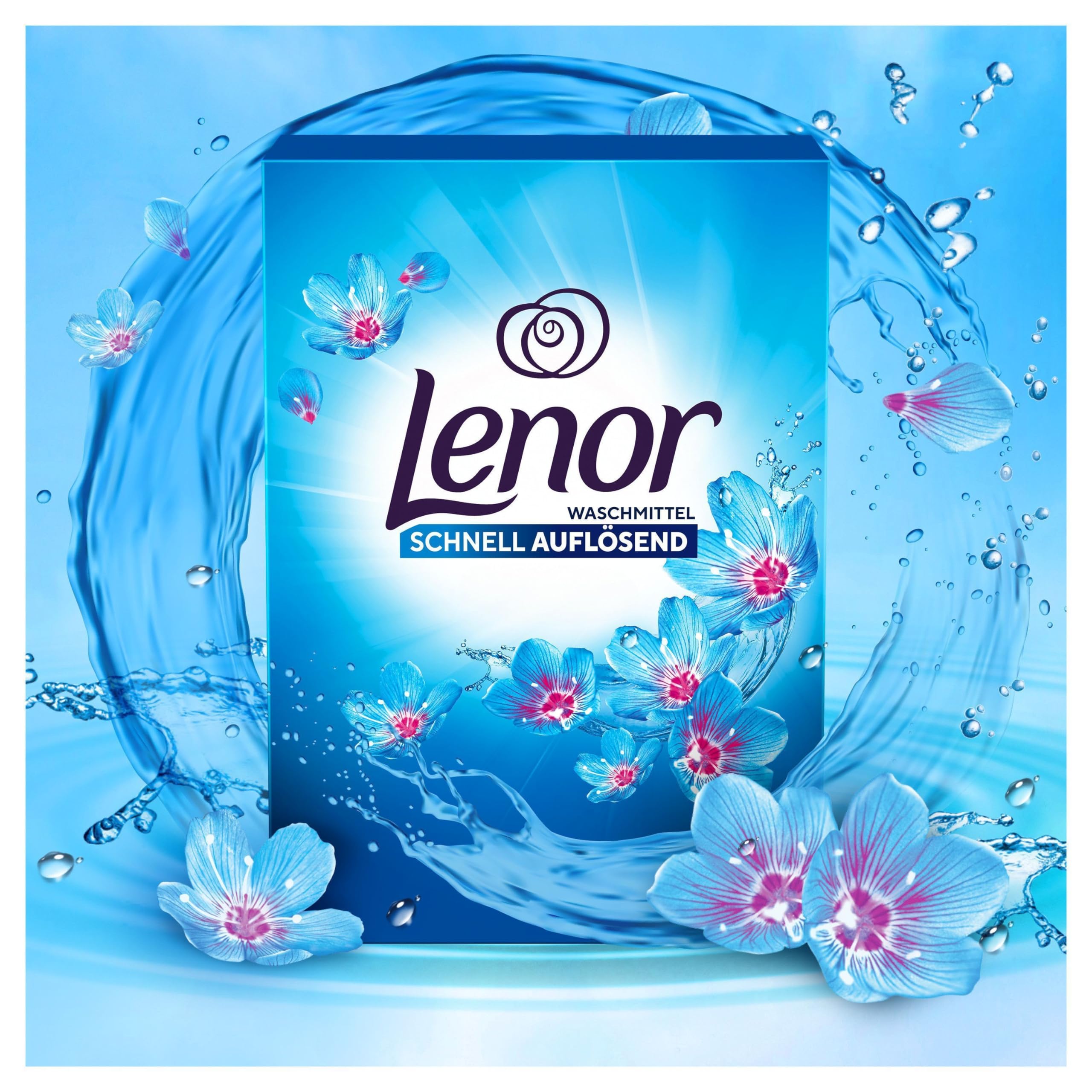 LENOR Pulver Vollwaschmittel Aprilfrisch 100 Waschladungen