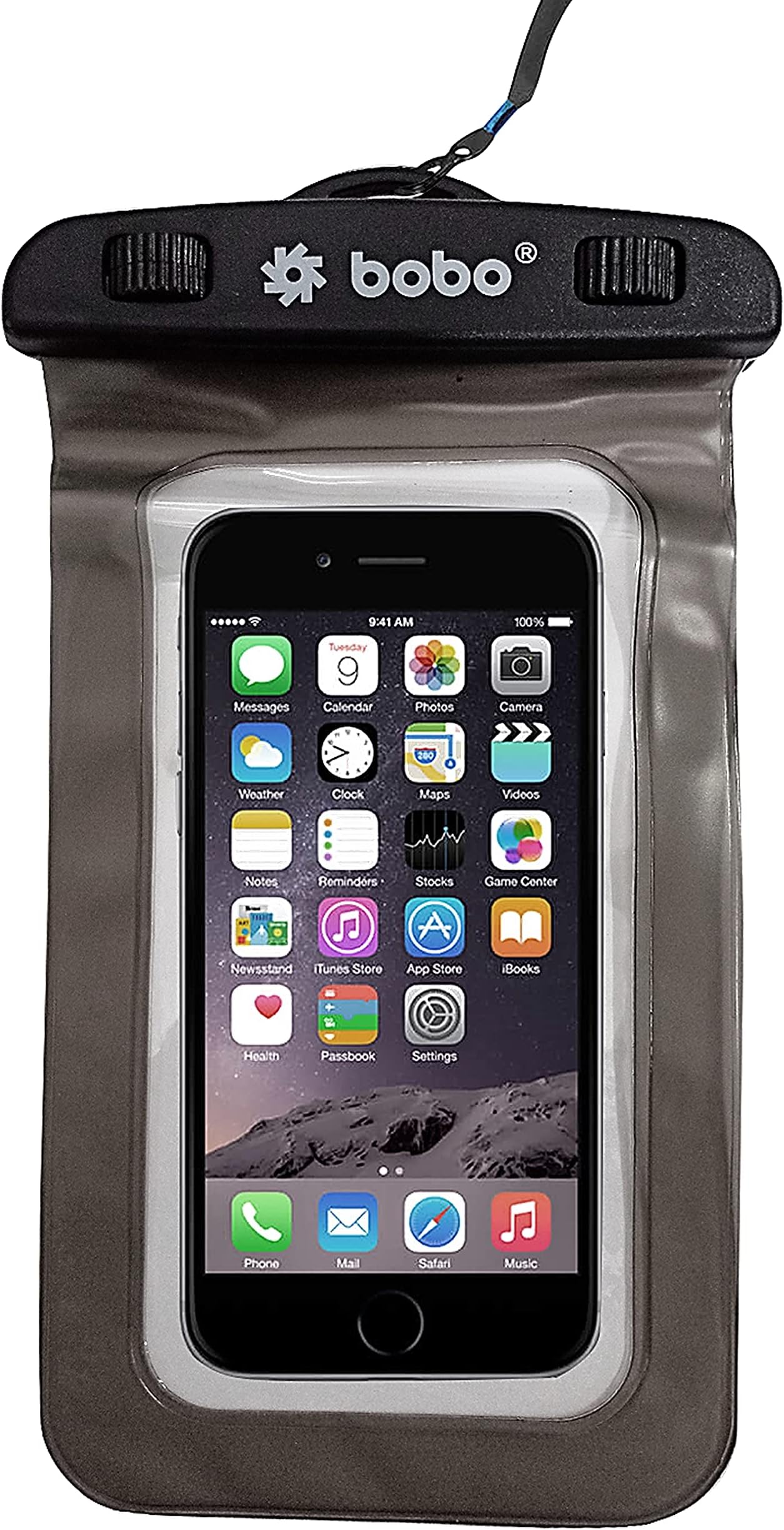 Universal Waterproof Pouch (Big Size) Cellphone Dry Bag Case for Smartphone โ Grey (Pack of 1)