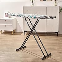 Vista 8 de Tabla de planchar de 13 x 43 pulgadas, funda acolchada extra gruesa, tabla de planchar de tamaño completo con plancha, altura ajustable hasta 36