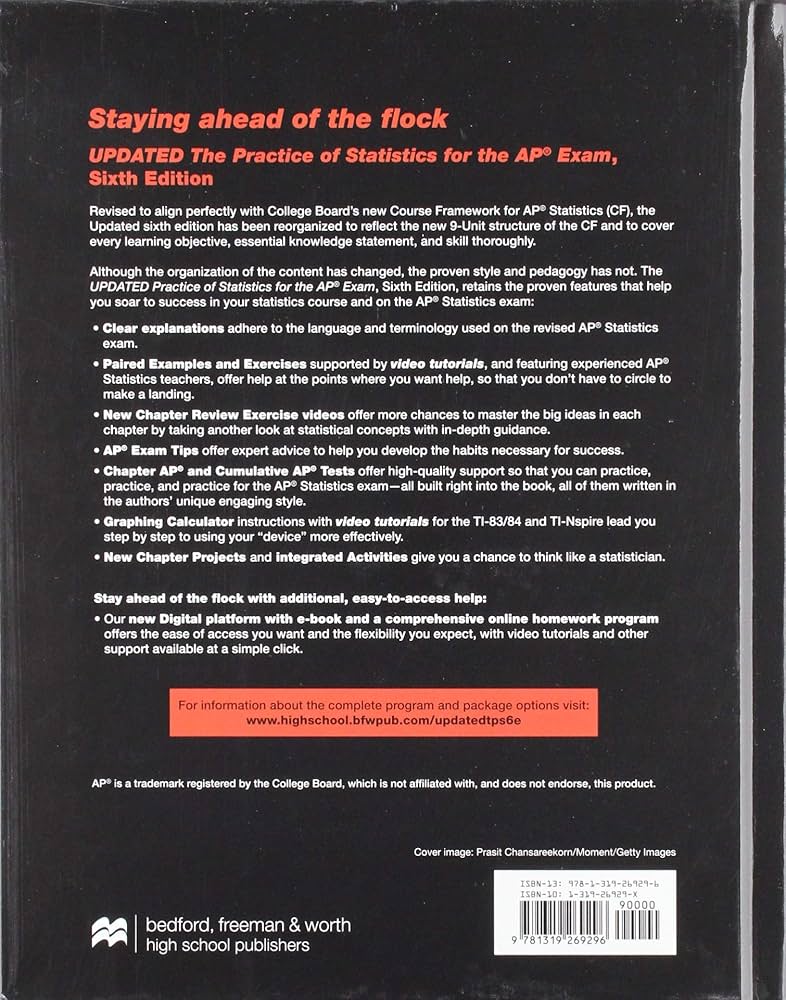 Updated Version of the Practice of Statistics: Starnes, Daren