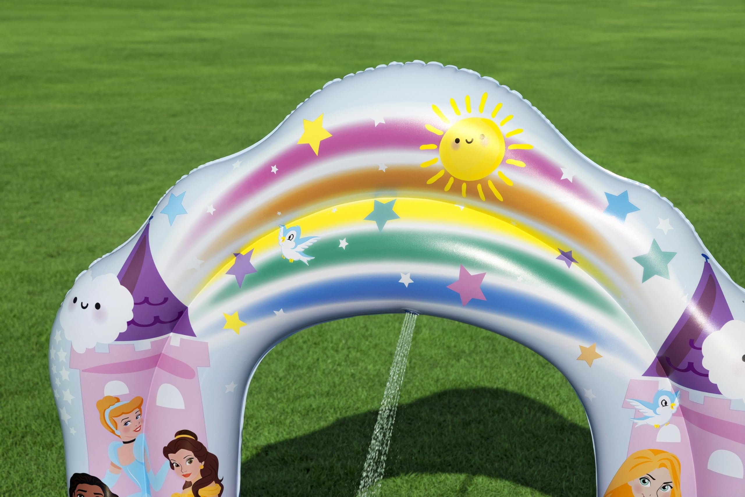 Bestway 7'3" x 6'4" x 55"/2.21mx 1.93mx 1.40m Centro de Juegos Disney Princess Enchanted Palace