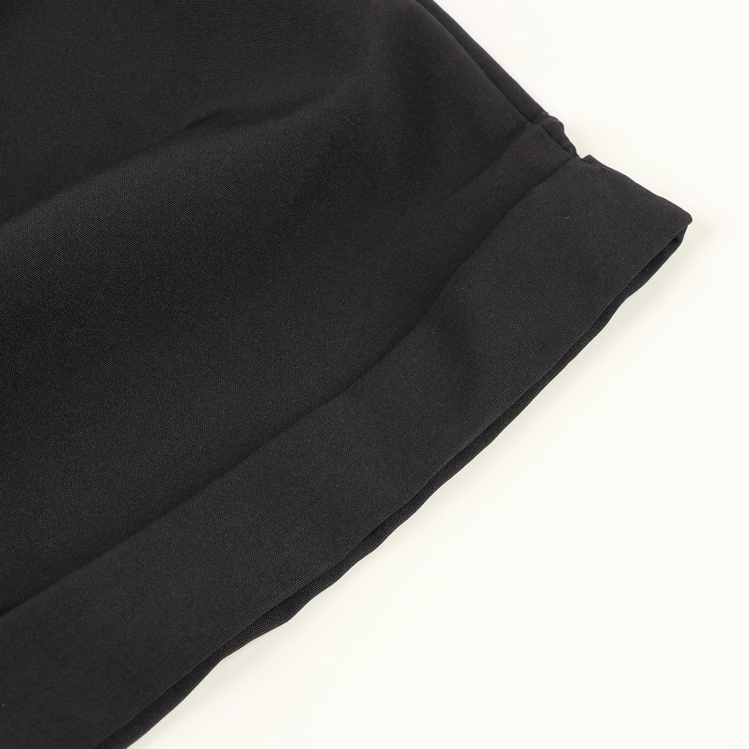 Womens Short Sleeve Casual Dress with Shirt Collar Solid Color Waist Tied A Line Button Design Dress - Image 8