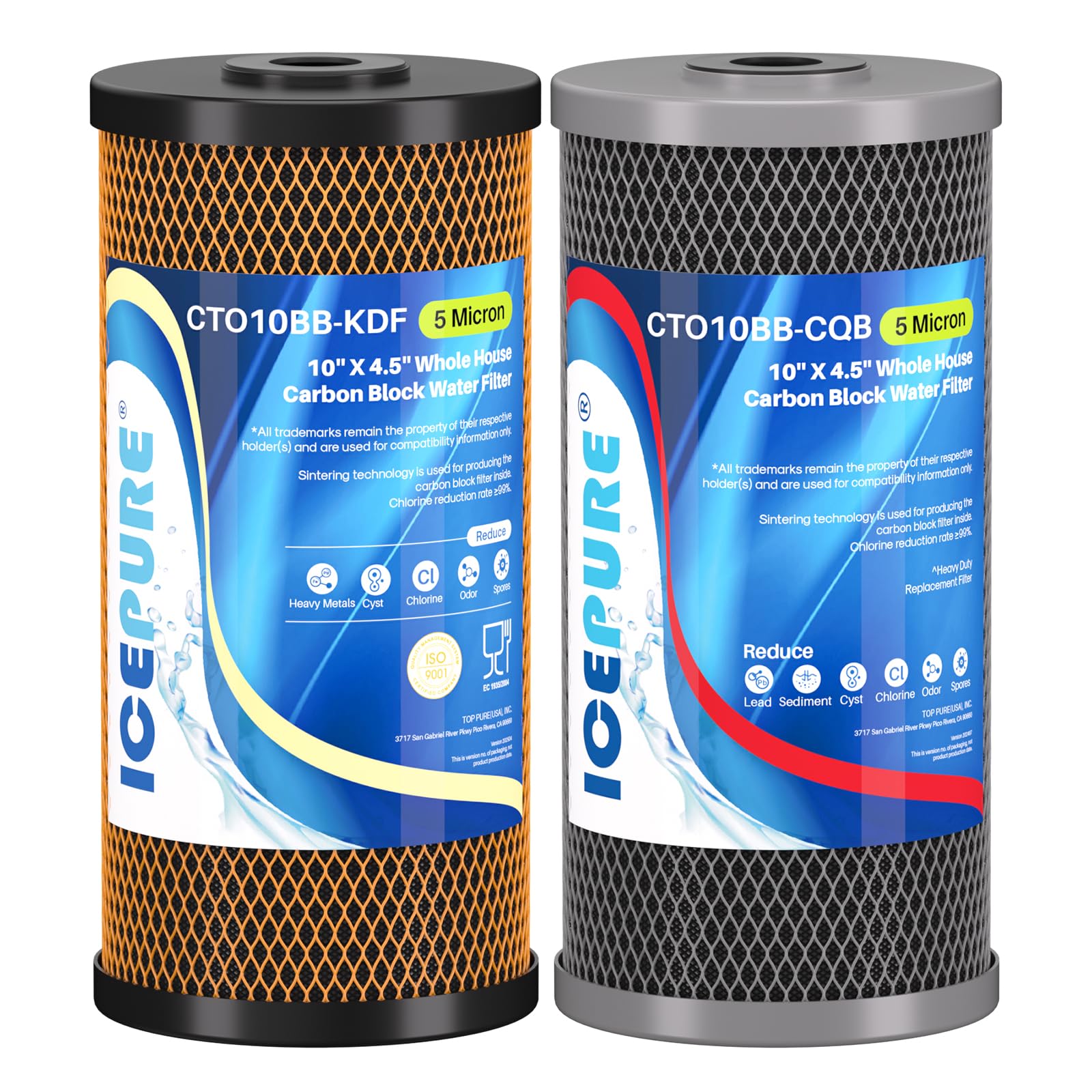 ICEPURE Water Filter - Whole House Sediment Activated Carbon -13