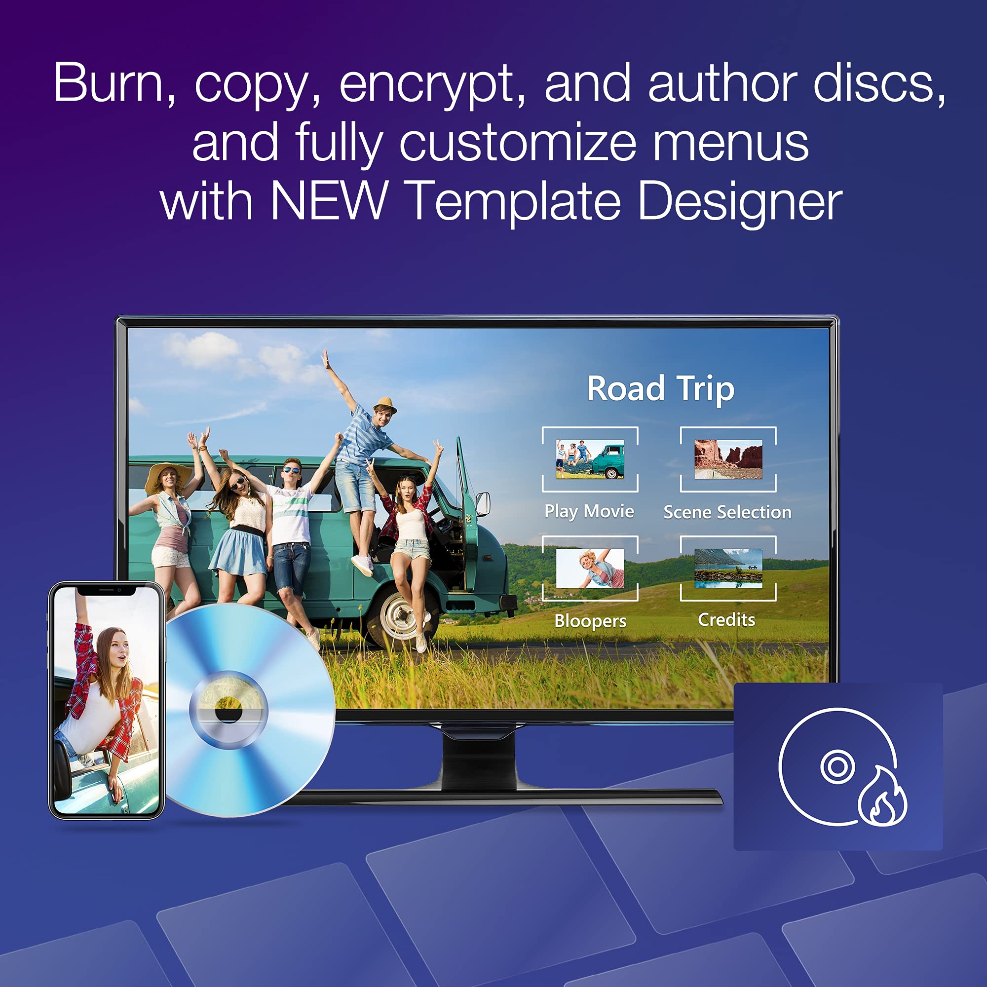 Roxio Creator NXT Pro 9 | Suite multimedia + editor de fotos y software de grabación de discos CD/DVD [disco PC]