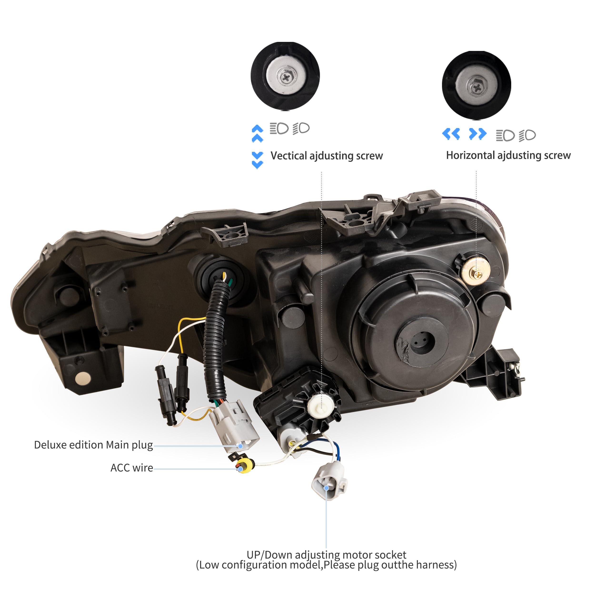 Amazon.com: VLAND Headlight Assembly Fit for 2012-2021