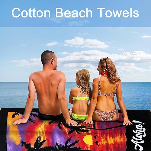 Miniatura 4 de Toalla de baño para niños piscina playa para niños pequeños de gran tamaño 30 x 60 pulgadas cubierta de baño de algodón suave y absorbente tema de