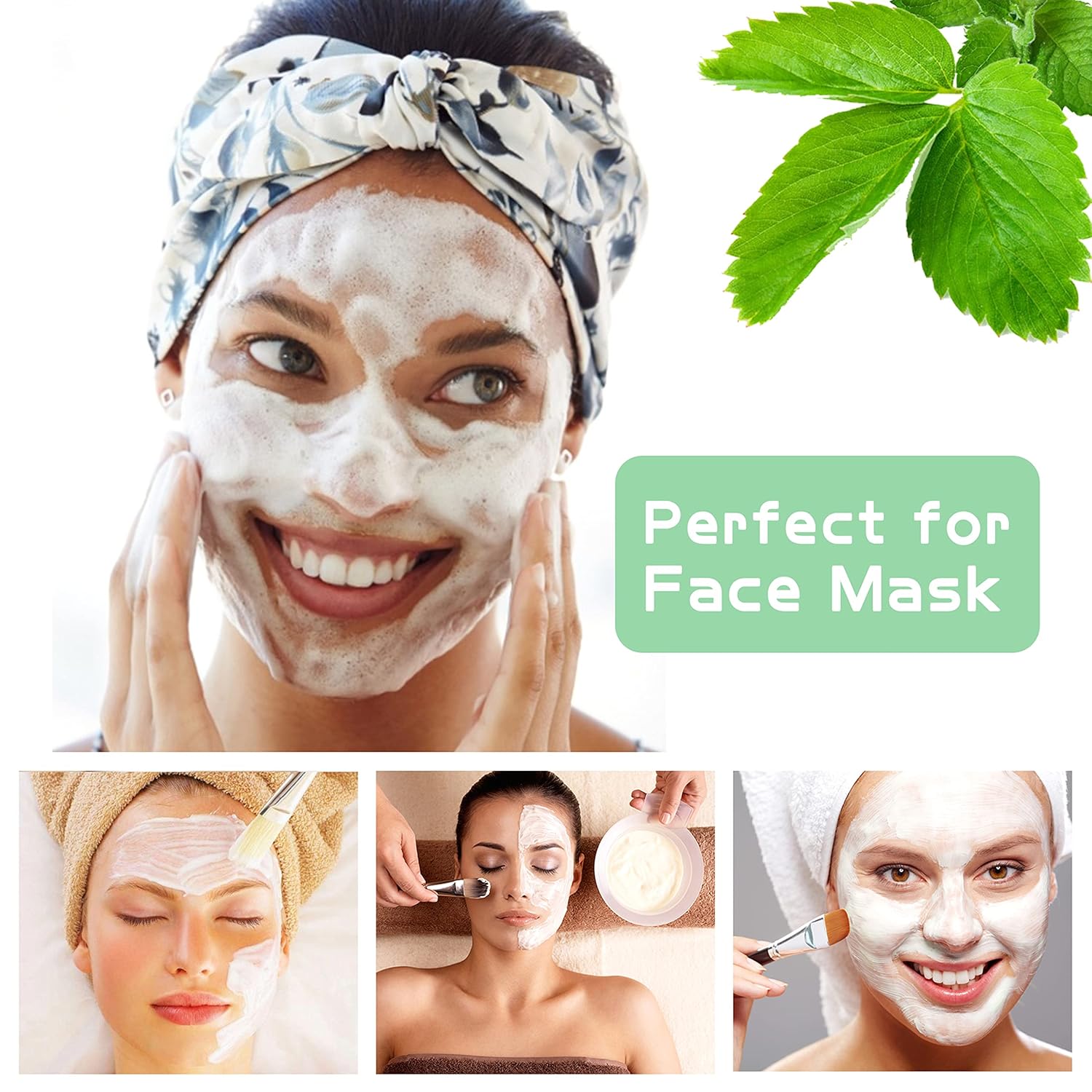 11 Pcs Face Mask Mixing Bowl Set, Premium DIY Facemask Mixing Tool Kit with Facial Mask Bowl Stick Spatula Silicone Brush Spray Bottle Puff Soaking Bottle Gauges