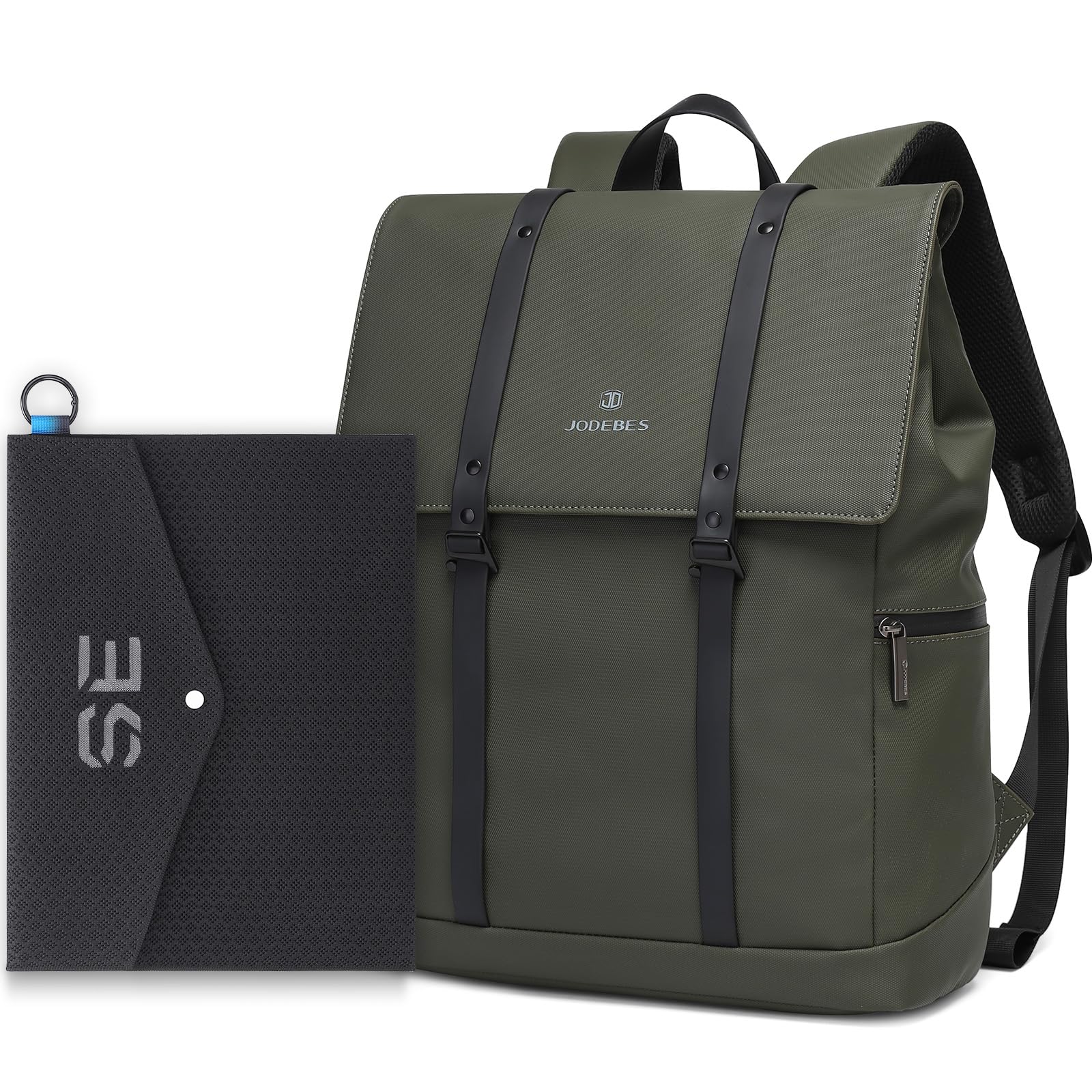 JD JODEBES 22L Travel Backpack Business Anti-Theft Slim Sturdy Water-Resistant College Computer Extra File Folder Men Women File