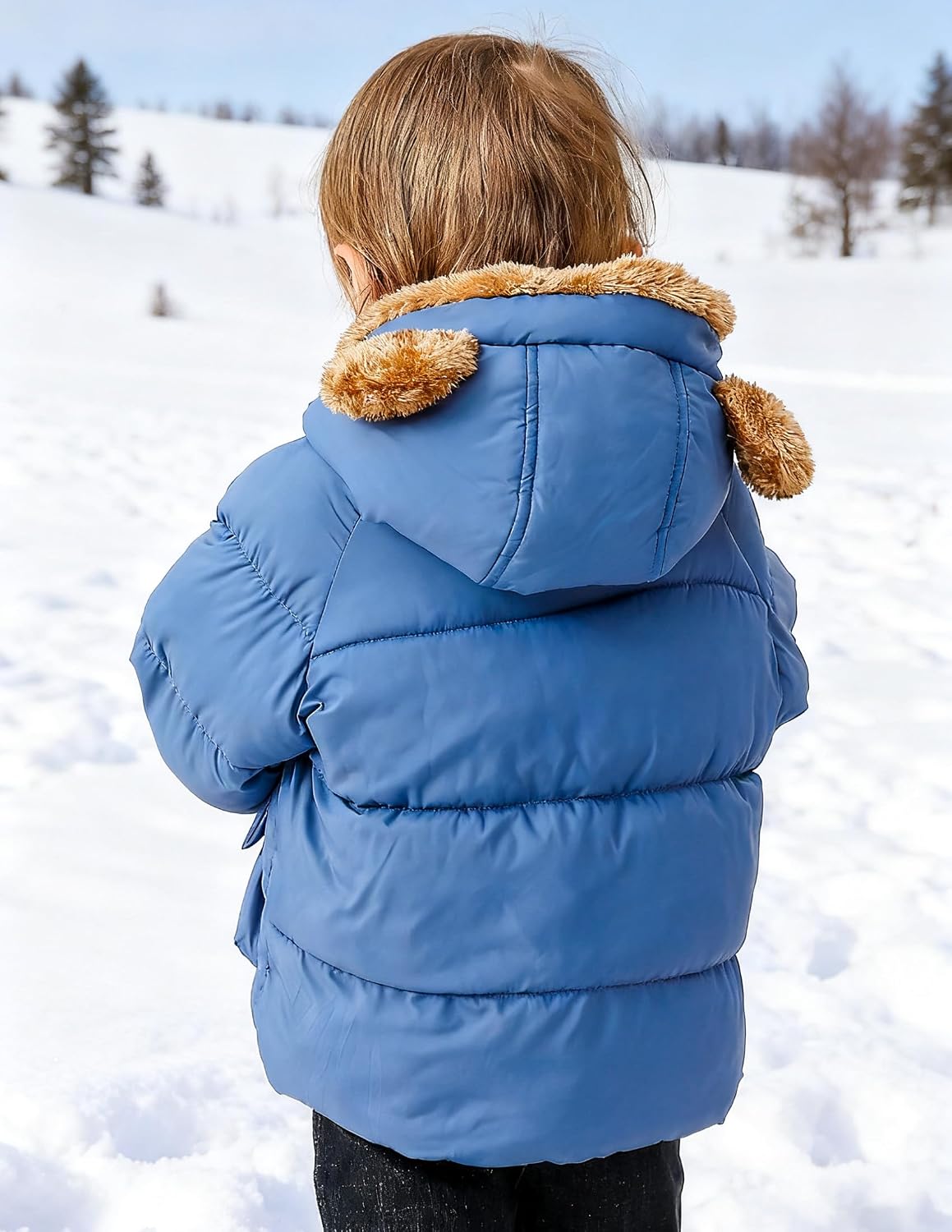 BFUSTYLE Baby Coat 6M-5T Winter Clothes Toddler Boy Girl Jacket with Hood