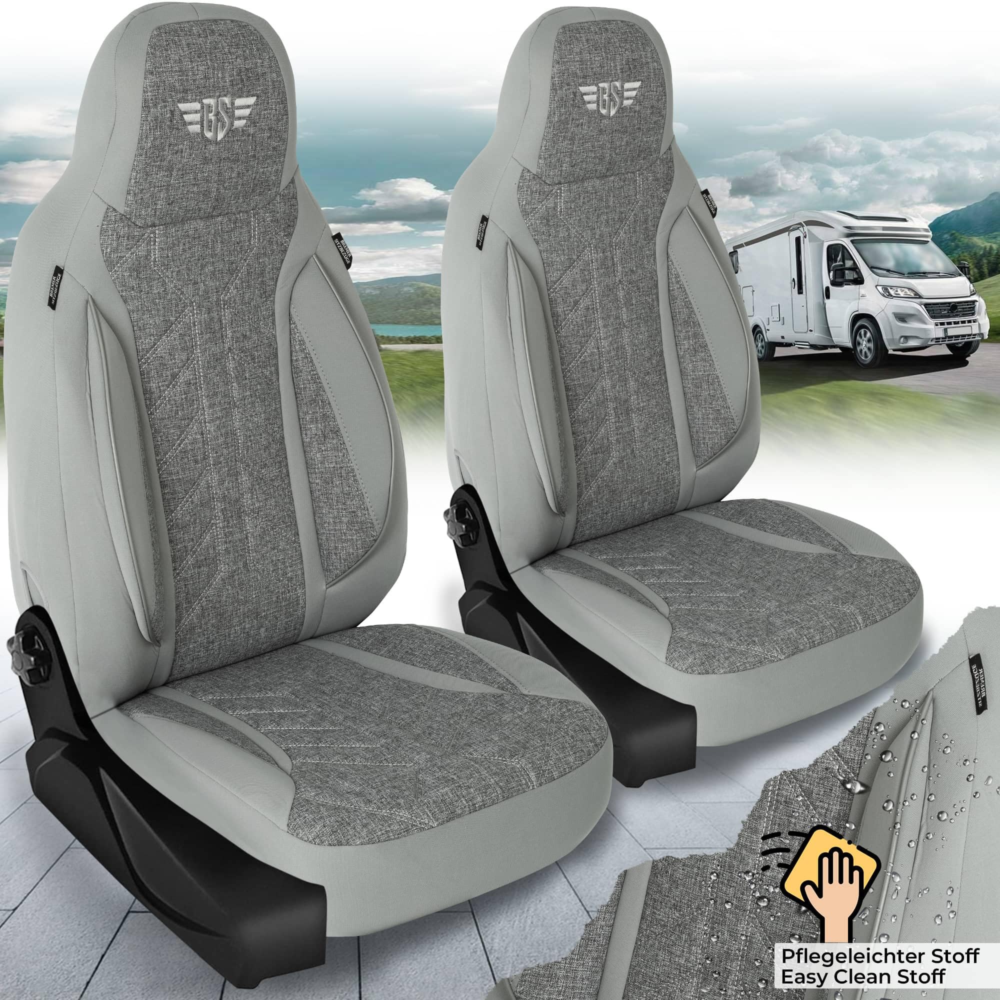 BREMER SITZBEZÜGE Wohnmobil Schonbezüge für Dreamer Select Cap Coast PLKT208