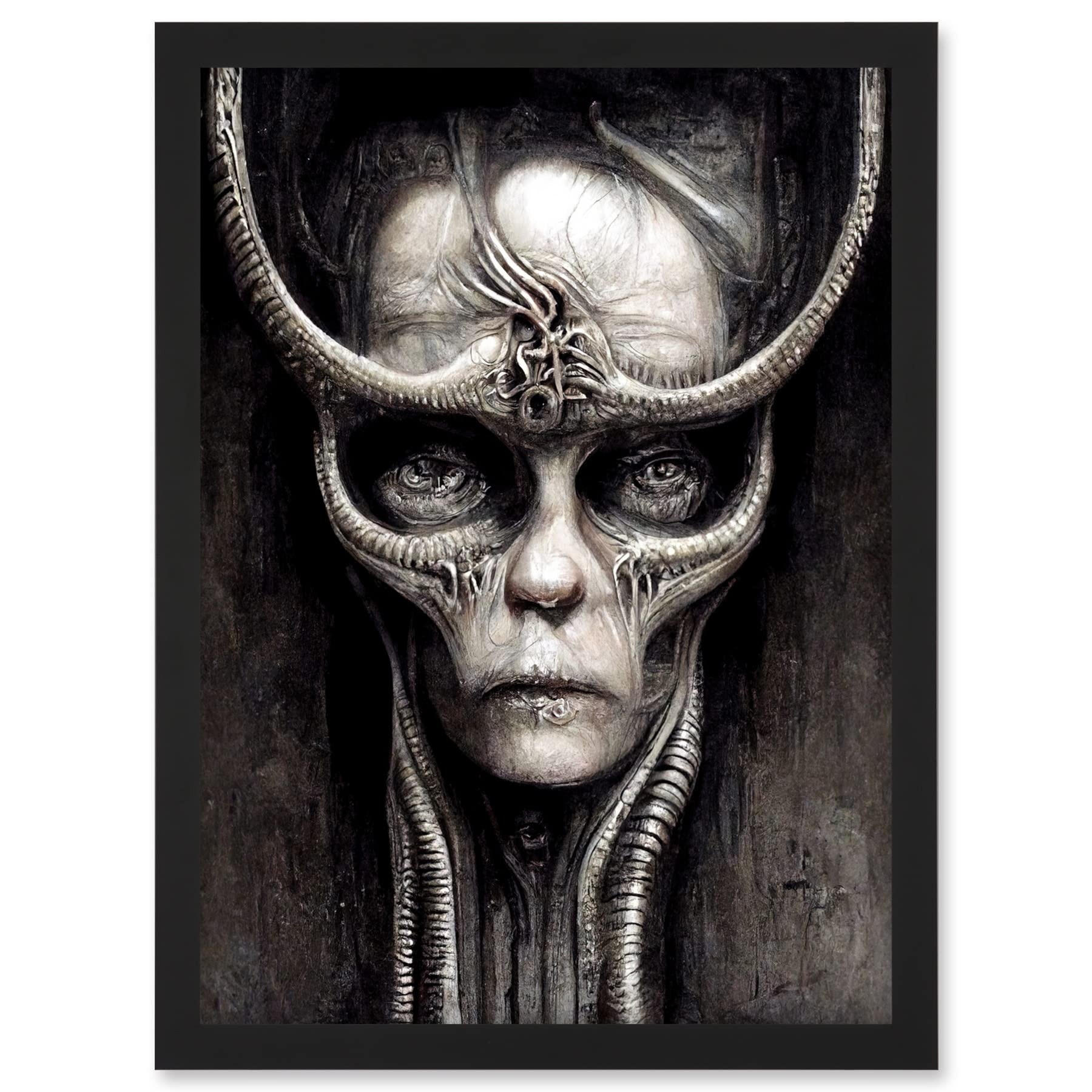 Doppelganger33 LTD Gothic Fantasy Alien Art Artwork Framed A3 Wall Art Print