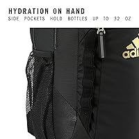 Vista 4 de adidas - Mochila Excel 6, Negro, dorado