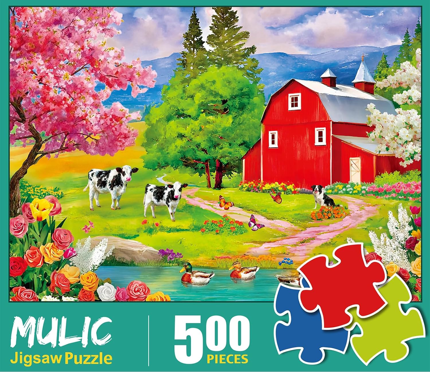 500 Piece Jigsaw Puzzles for Adults - Farm Scenery