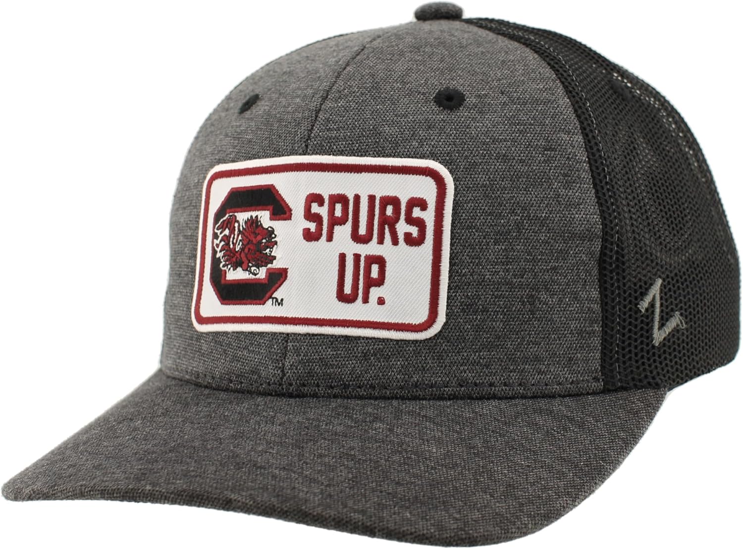 ZHATS Standard NCAA Officially Licensed Trucker Hat Carson Patch Defer Black, One Size