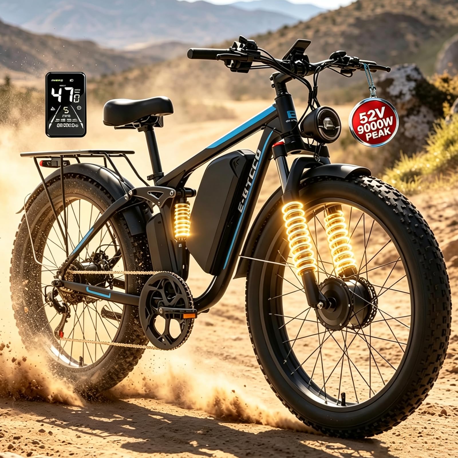 ECOCOGY 9000W Dual Motor