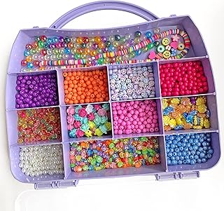 Kit Miçangas Infantil Maleta P/Montar Pulseiras