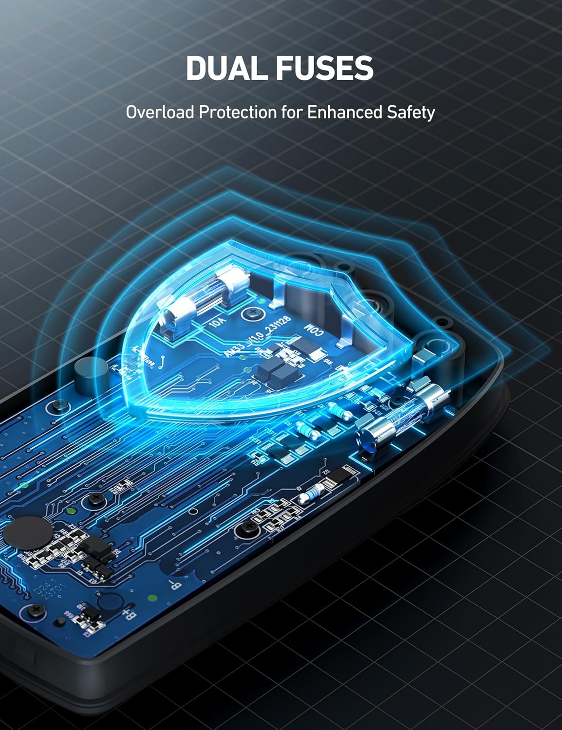 AstroAl Digital Multimeter 2000, Multimeter Tester with Volt Amp Ohm, Multi Meter Measures Voltage, Current, Resistance, Continuity and Diode, Electrical Tester with Test Leads, Backlight LCD Display - Image 7