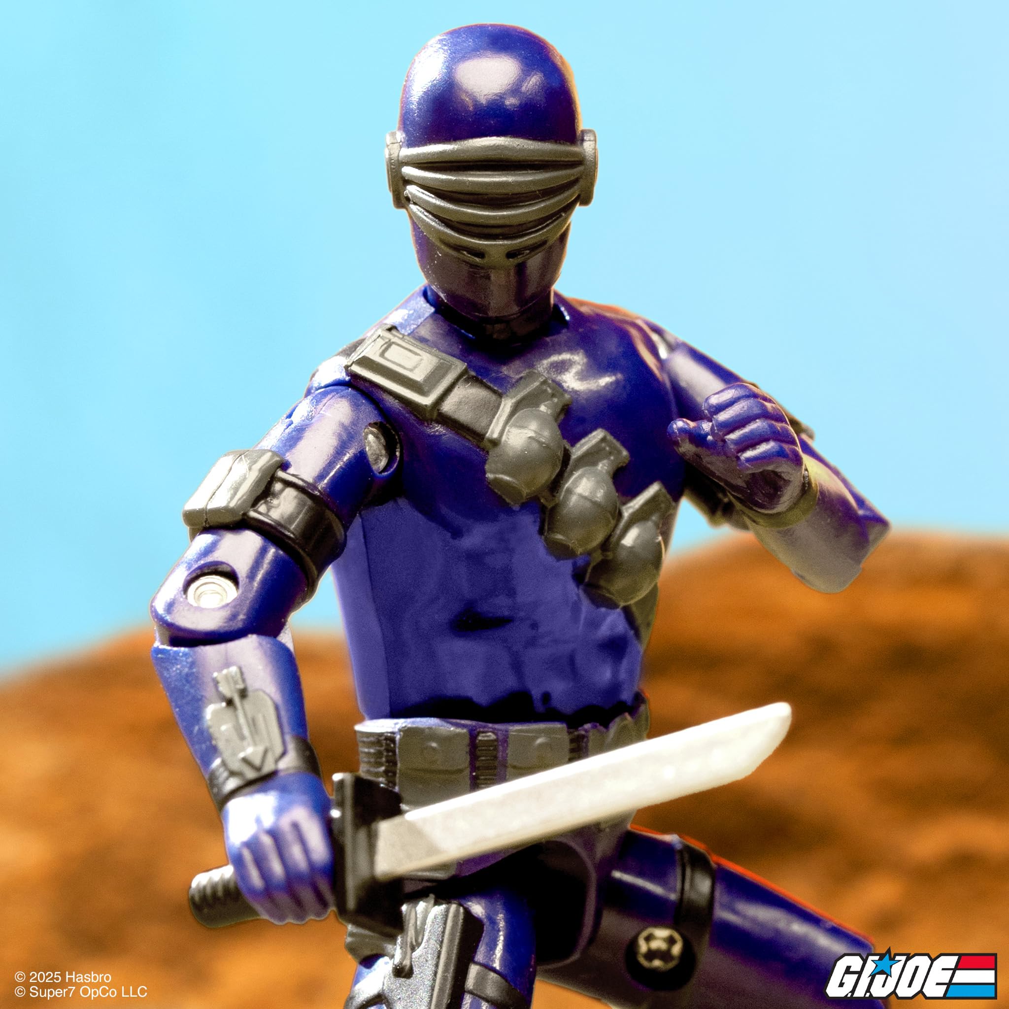 Super7 G.I. Joe Reaction+ Wave 03 (Cartoon) - Snake Eyes