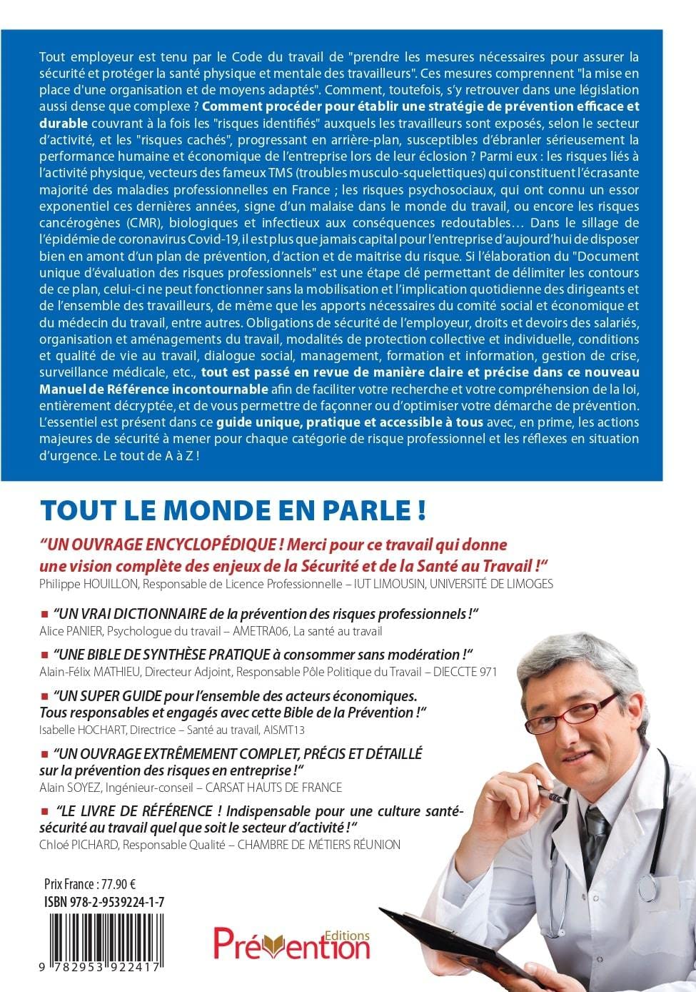 Prévention, sécurité, santé au travail de A à Z !: Le manuel de référence