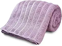 Toalha de Banho Wave em Jacquard 100% Algodão - 70cm x 1,40m - Alta Absorção, Macia e Volumosa, Pré-Lavada e Pré-Encolhida, Gramatura 450g/m², Acabamento de Luxo com Barrado Bordado (Azaleia)