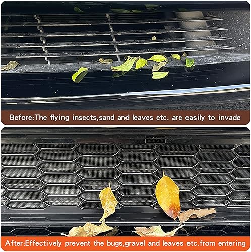 Miniatura 3 de Parrilla delantera para rejilla de malla Tesla modelo Y, insertos de rejilla de ventilación de entrada de aire, repuesto con accesorios de