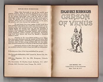 洋書 VENUS Carson of Venus - Ace # 09201. Circa 1960. Frank Frazetta