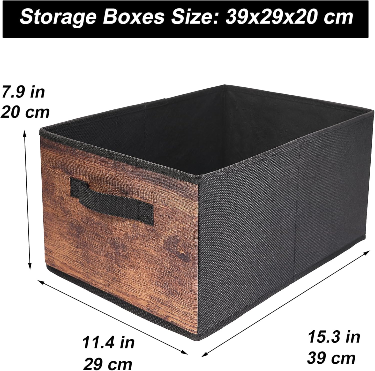 Amazon.co.jp: JAKAGO 大容量 収納ボックス(4個セット) 39*29*20cm