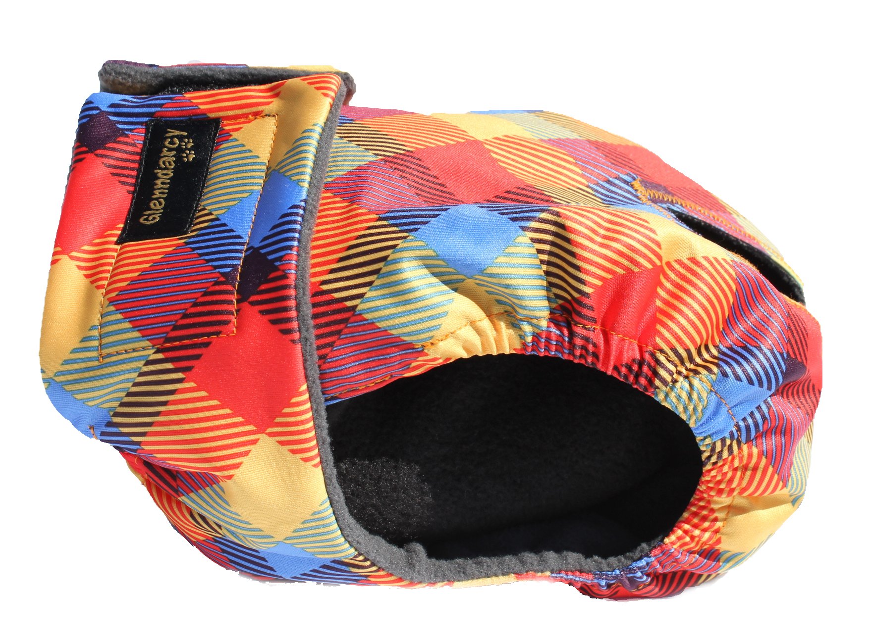 Glenndarcy Female Dog Season Nappy - Waterproof Fabric (Size Medium Pants and 2 Washable Pads, Rainbow) — image 1