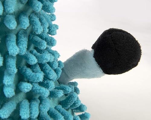 Miniatura 7 de goDog Llamas - Juguete chirriante de peluche para perro, tecnología Chew Guard, azul, pequeño