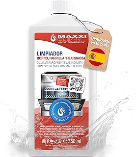 Maxxi Clean | Limpiador de hornos y parrillas extra fuerte (750 ml) para estufas y parrillas | elimina incrustaciones si...