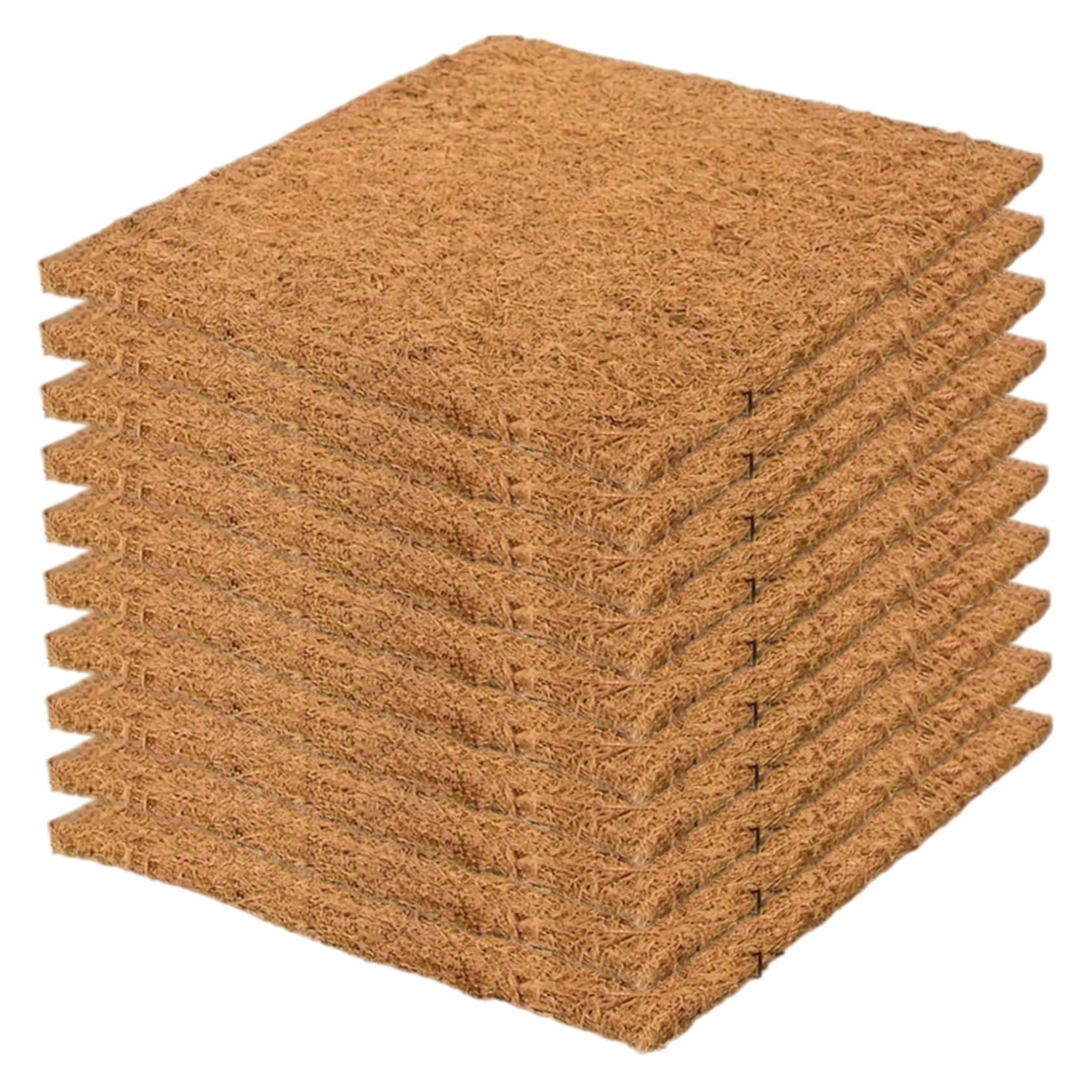 Coussinets nichoir en fibre naturelle premium literie poulailler Habitat Décor