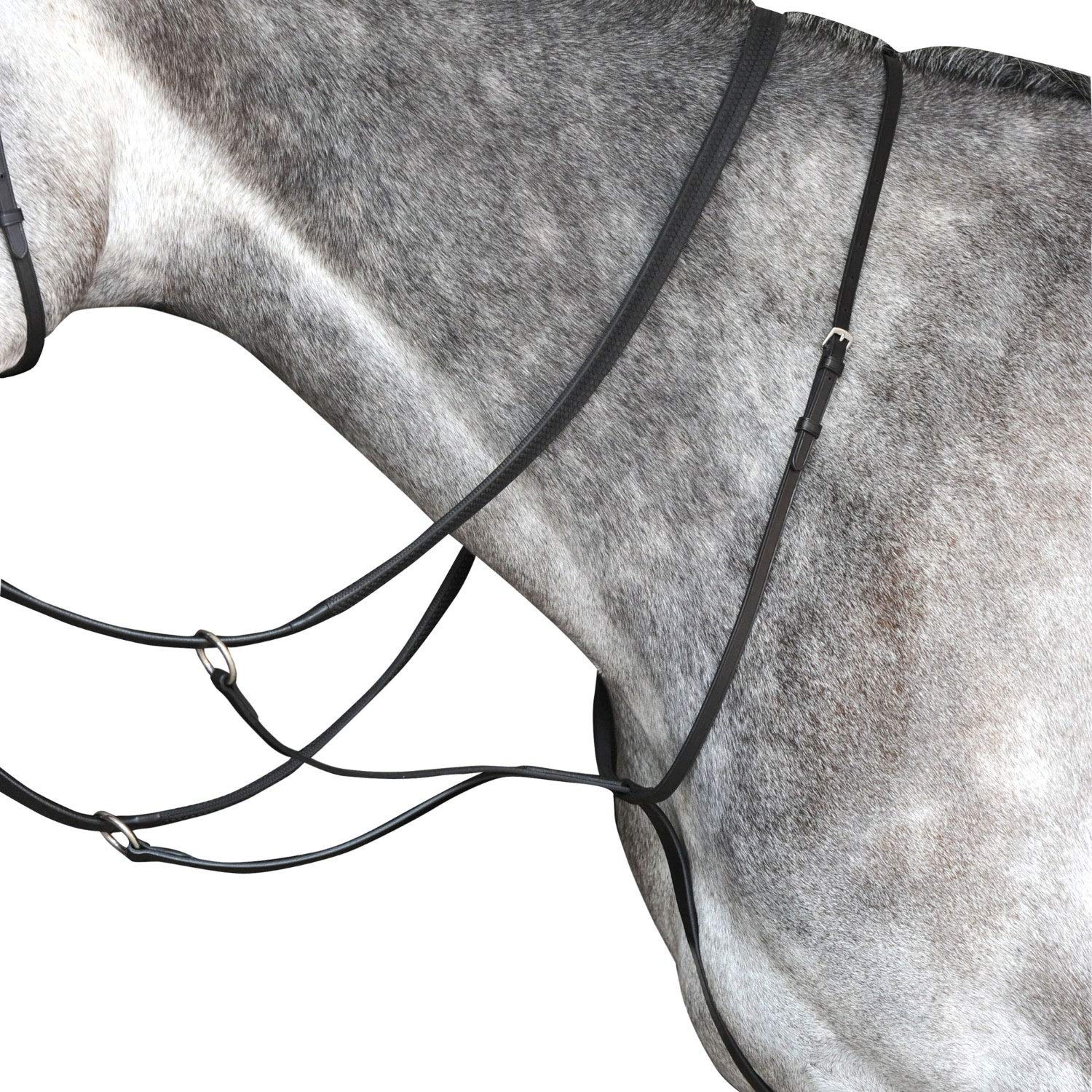 Collegiate Running Martingale IV, Black, Pony