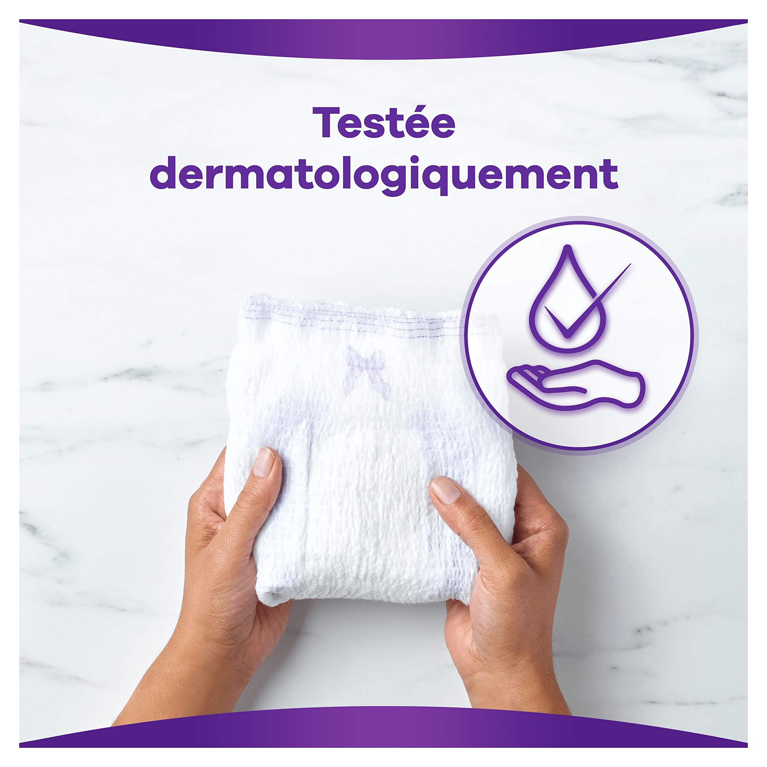 Always Discreet, 48 Culottes Incontinence Femme, Normal 5 Gouttes, Sous-Vêtements Taille M, Blanc, Protection Très Absorbante pour Fuites Urinaires Importantes ou post accouchement, Pack 1 Mois