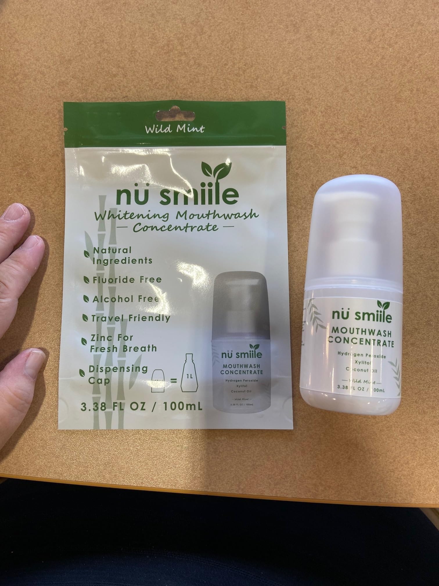 nü smiile Witening Mouthwash Concentrate 100ml 3.38 Fl Oz by nü smiile