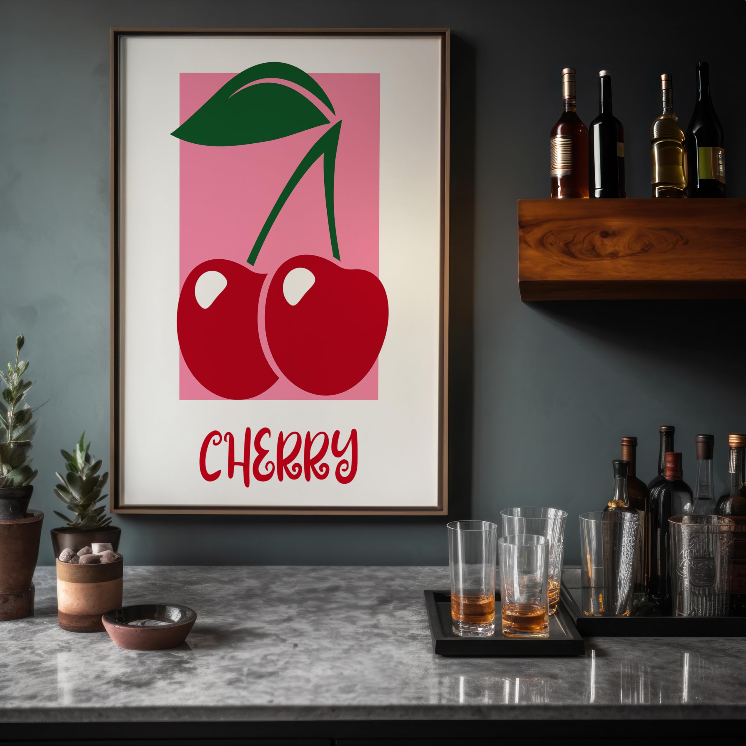 Amazon.com: Poster Master Cherry Poster - Red Cherries Print