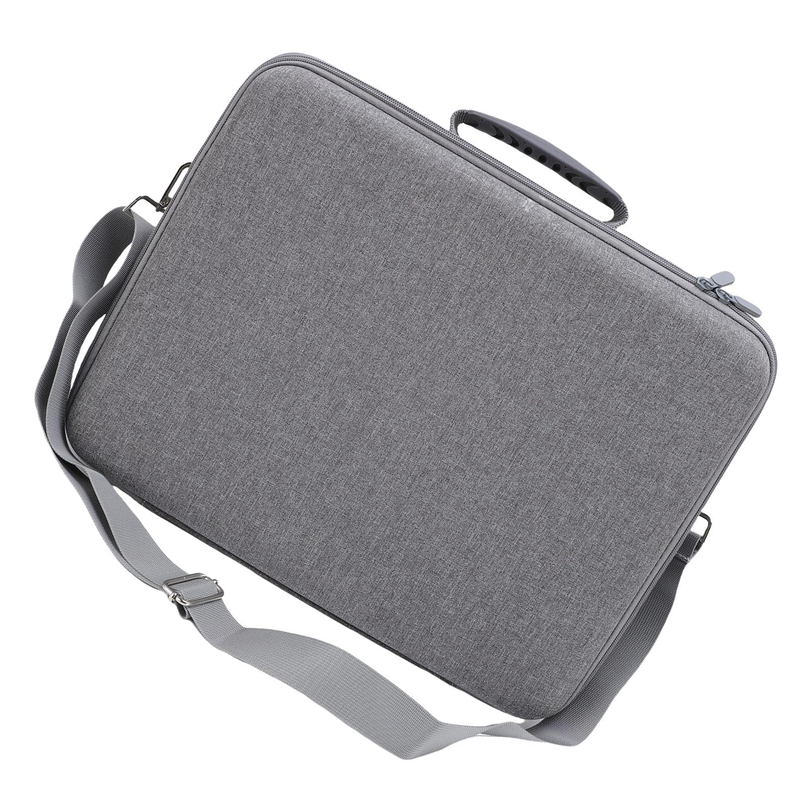 Demeras Estuche de Transporte para Consola Almacenamiento Compacto y Duradero para Controladores y Sistemas de Juego Pro Correa Ajustable Nylon EVA (Gris)
