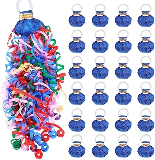 24pack No Mess Confetti Poppers Graduation,Party Poppers,Hand Throw Streamer Poppers.Magic Paper Cracker for Easter Celebration Birthday,Propose, Engagement,Wedding Send Off Party Favors