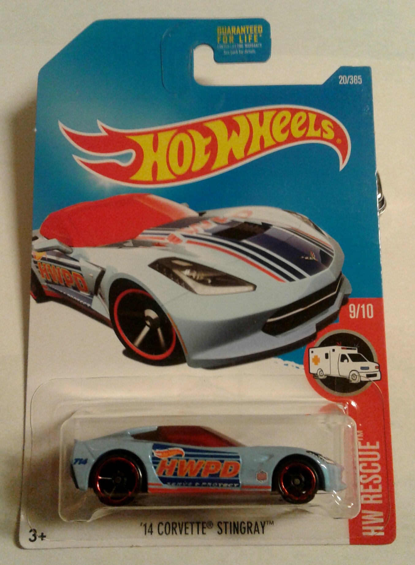 Amazon.com: Hot Wheels 2017 HW Rescue '14 Corvette Stingray 20/365