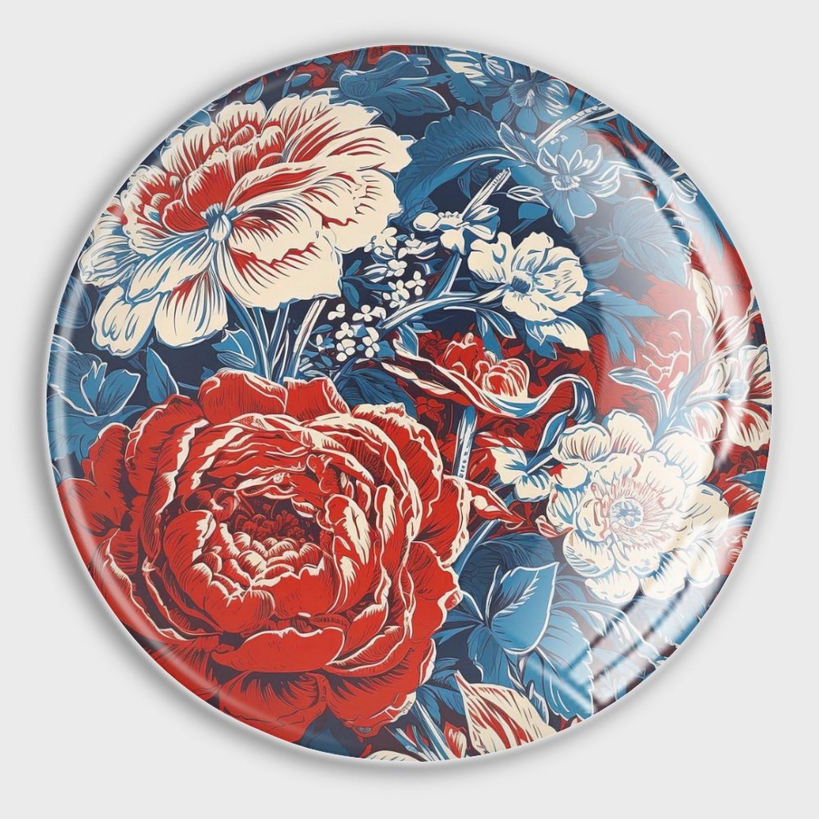 Aimants floraux Dynasty pour tableau blanc aimant de bureau déco maison maximaliste x4