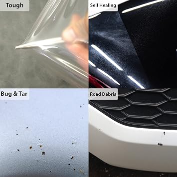 BOGAR TECH DESIGNS for Mercedes GLE 2023+ PPF Front Sides Paint Protection PPF Film Kit Cover, Clear Bra