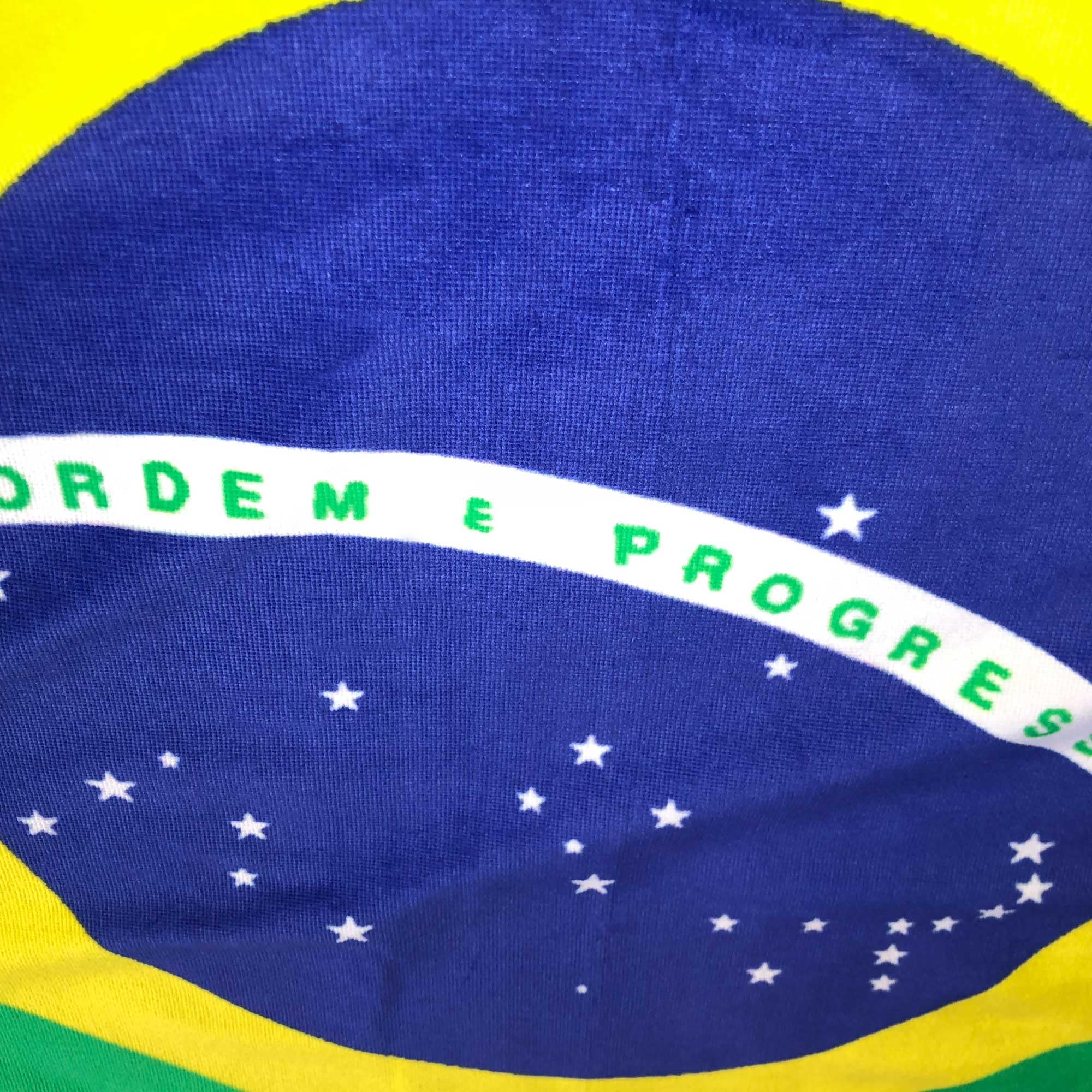 Toalla de playa y baño con bandera gigante de Brasil, 100 % algodón y 150 cm x 75 cm, toalla de playa de vacaciones de Brasil, toalla de baño grande para fanáticos del deporte brasileño,