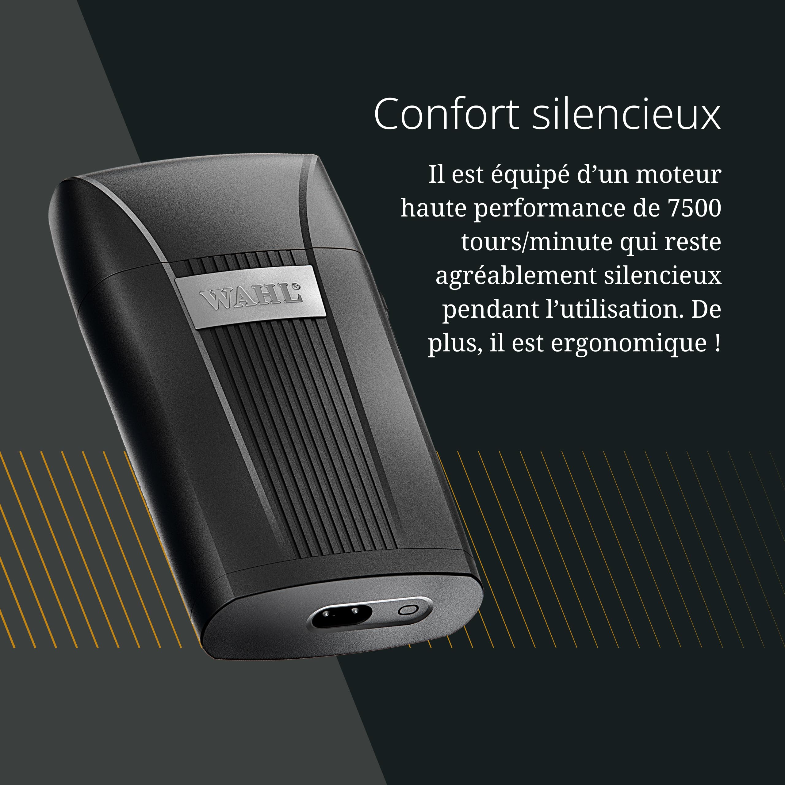 Wahl Super Close - Outil de finition - Rasoir pour un fading de précision, des coupes serrées et un fading du cuir chevelu