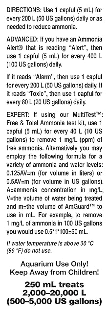 Foto 2 de 4 de Seachem Liquid AmGuard, 250 ml