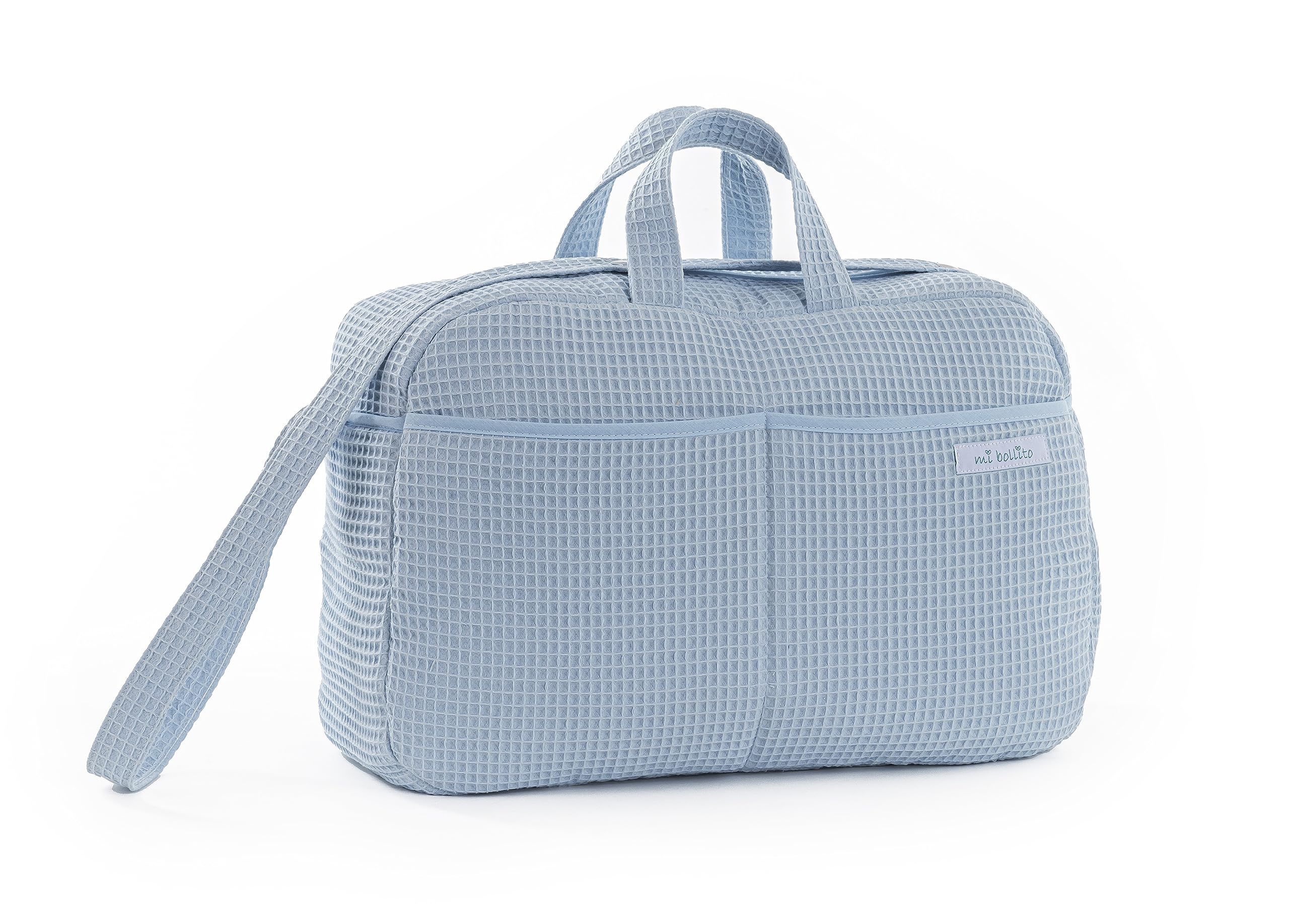 Bolso de maternidad Crossbody para carrito de bebé y para hospital. Bolsa organizadora práctica y elegante de gran capacidad. Producto fabricado en España.