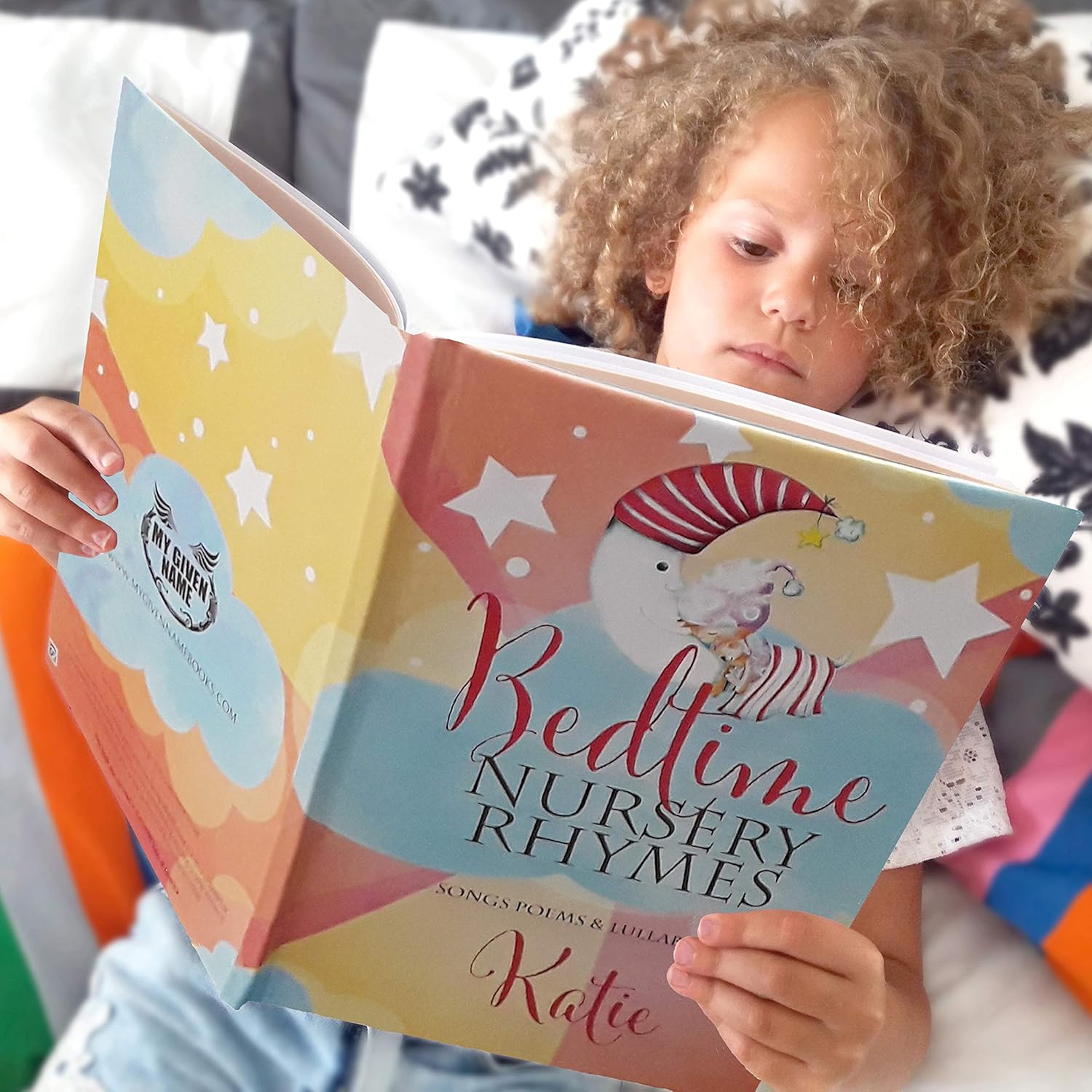 Personalized Baby or Toddler Book - Bedtime Nursery Rhymes & Poems Classic Hardcover Version