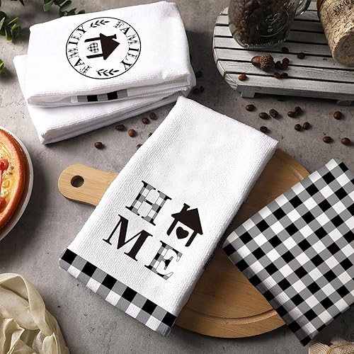 Miniatura 7 de Honoson Toallas de cocina para el hogar, platos ultra absorbentes, secado rápido, limpieza de poliéster para manos, paños de cocina para lavar el