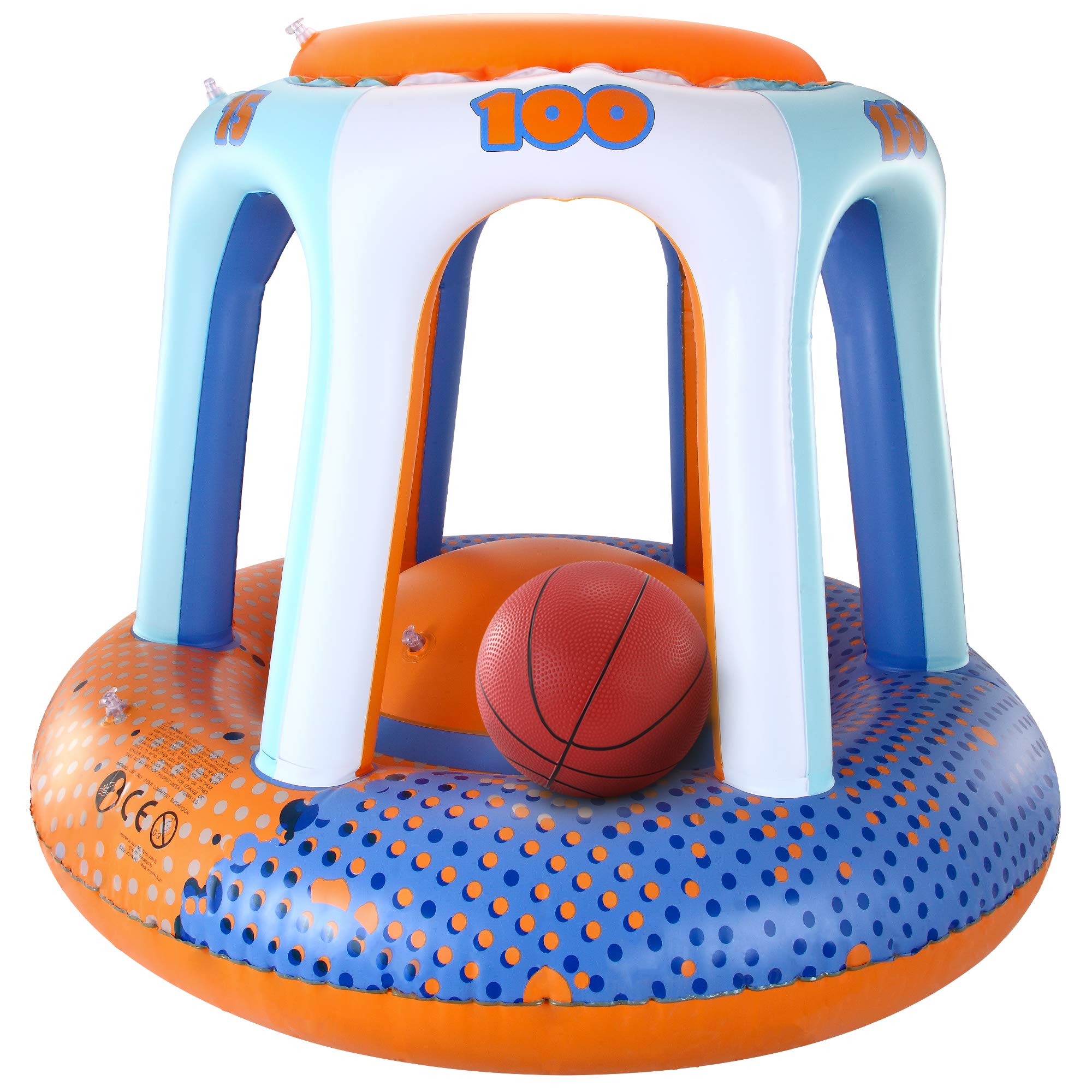 Buy JOYIN Swimming Pool Basketball Hoop Set with Ball, Floating Water