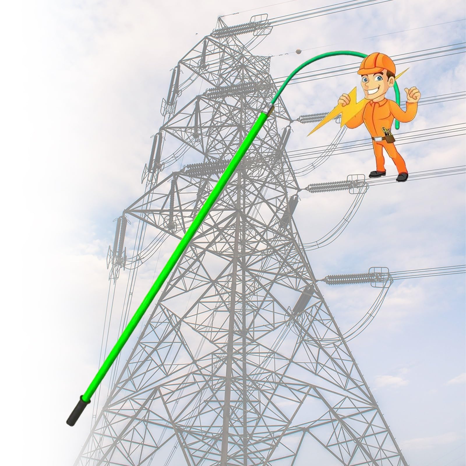 Crochet de sauvetage isolé haute tension : évitez l'électrisation lors des secours en centrale