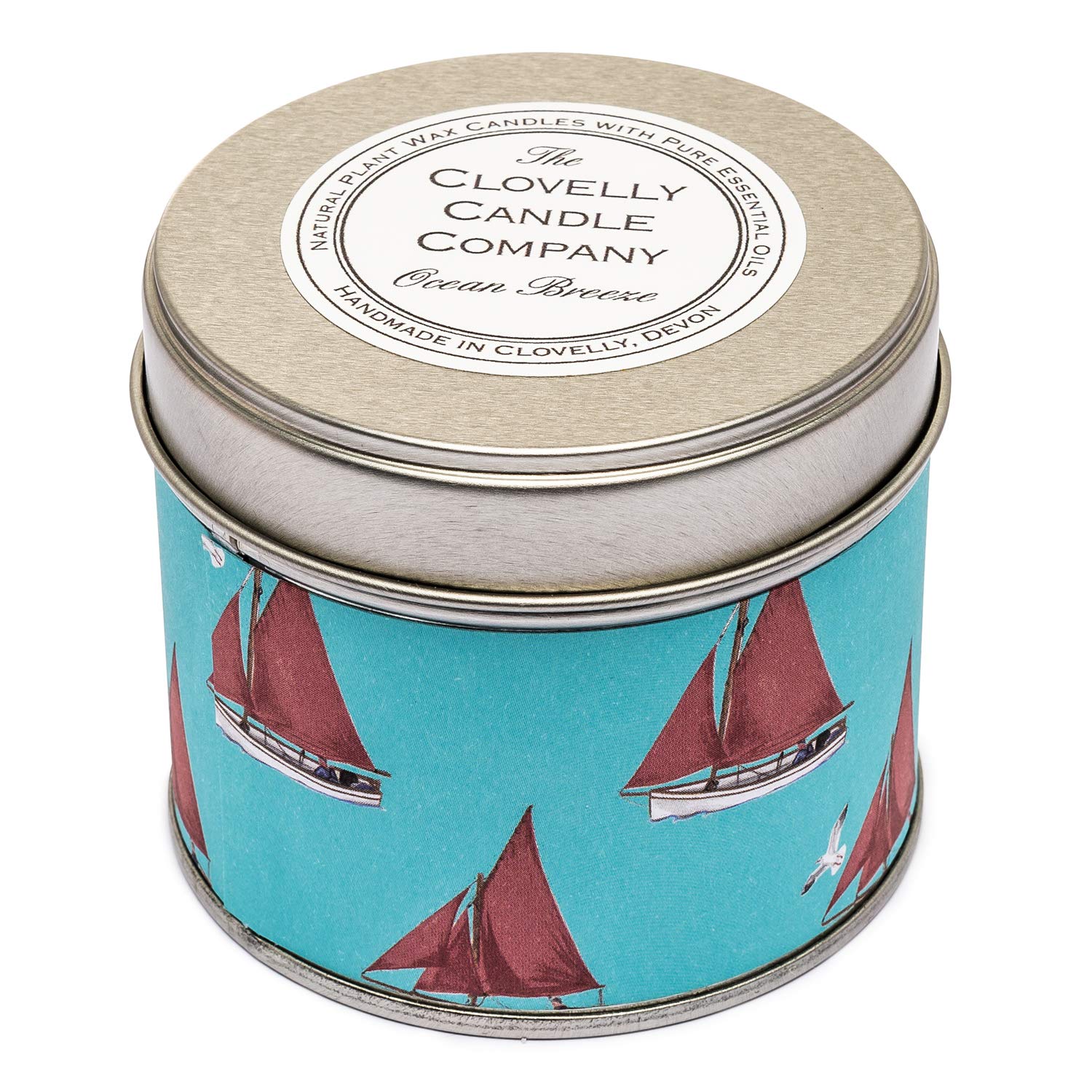 Clovelly Soap Co Handmade Natural Bergamot Lemongrass and Lime Scented Aromatherapy Soy Wax Vegan Candle