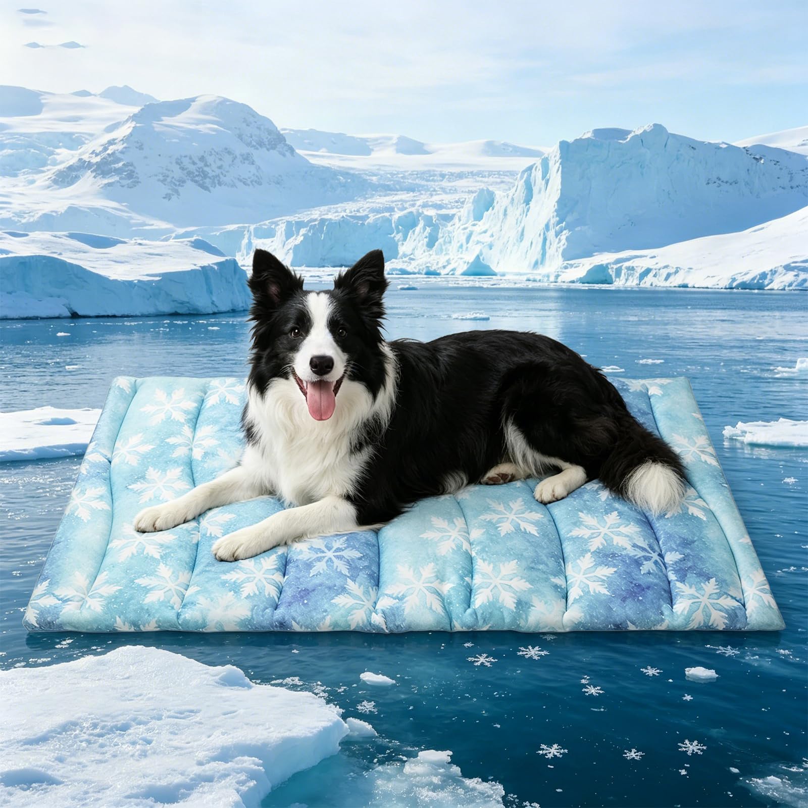 KOOLTAIL Dog Cooling Mat, 122cmx71cm Upgraded Extra Large Cooling Pet Pad for Dogs Cats, Summer Dog Blanket Kennel with Non- Slip Bottom, Washable Mats for Bed Sofa Crate Playpen Outdoor Indoor